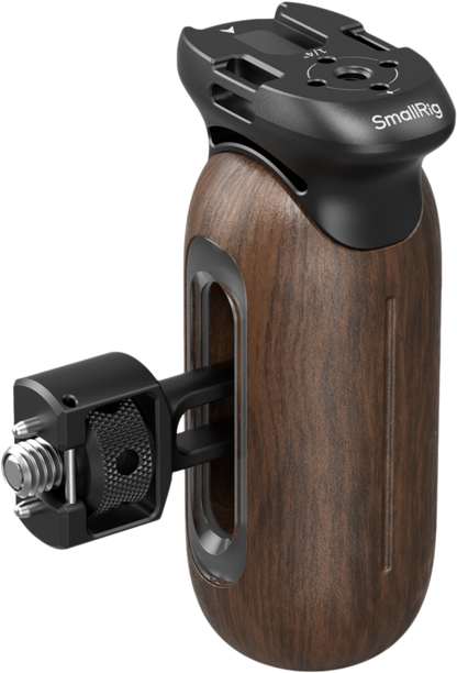 SmallRig 5238 Wooden Side Handle with 1/4"-20 & 3/8''-16 ARRI Locating Screws