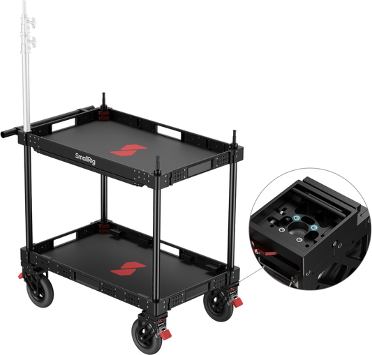 SmallRig 4573 36" Lightweight Video Production Camera Cart