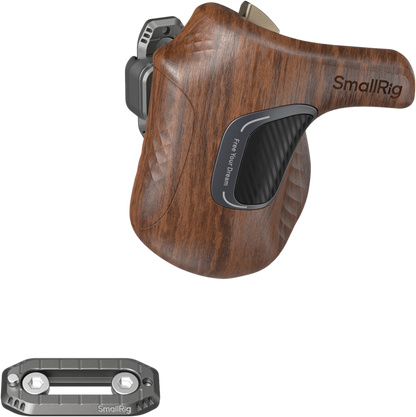 SmallRig 5161 ImageGrip Series Wooden Handle with NATO Clamp (Left Side)