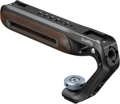 SmallRig 5250 Wooden Top Handle with Cold Shoe Mount