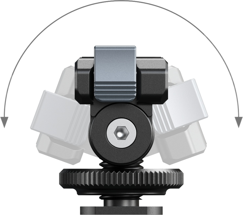 SmallRig 5436 Quick Release Support for DJI Osmo360 / Action 5 Pro / 4 / 3 with Cold Shoe Adapter