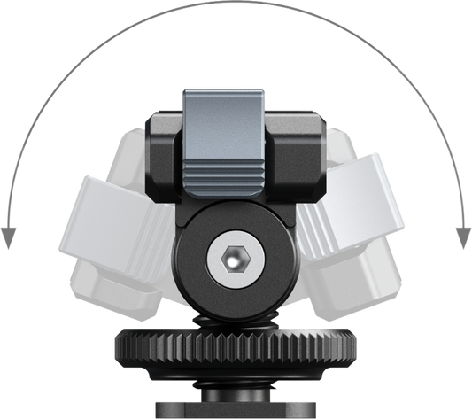SmallRig 5436 Quick Release Support for DJI Osmo360 / Action 5 Pro / 4 / 3 with Cold Shoe Adapter