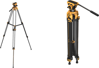 SmallRig 5523 Video Tripod with Heavy-Duty Fluid Head AD-01 (BumbleBee Edition）