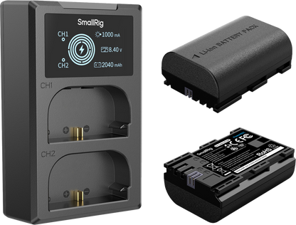 SmallRig 5409 Camera Battery and Charger Kit for Canon LP-E6P