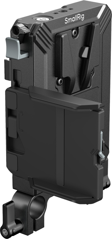 SmallRig 5226 V-Mount Battery Mount Plate Kit for 15mm LWS Rods