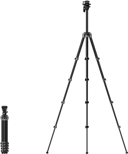 SmallRig 5477 Portable Video Carbon Fiber Tripod AP255Pro