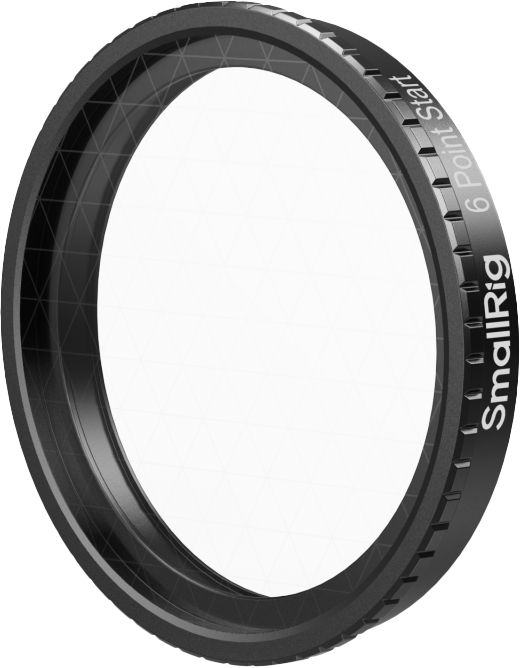 SmallRig 5839 Attachable Star Cross Filter (6 Points) for DJI Osmo Action 5 Pro / 4