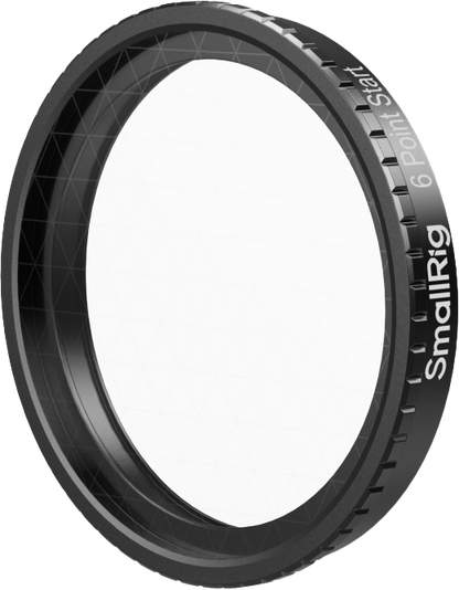 SmallRig 5839 Attachable Star Cross Filter (6 Points) for DJI Osmo Action 5 Pro / 4
