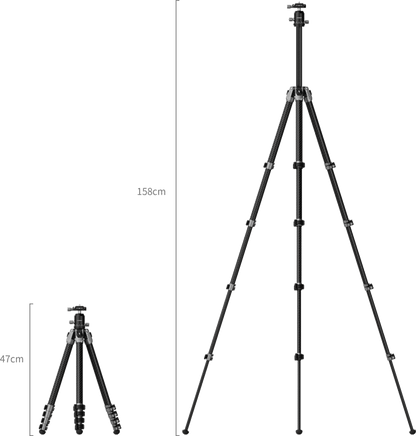 SmallRig 5478 Portable Photo Carbon Fiber Tripod