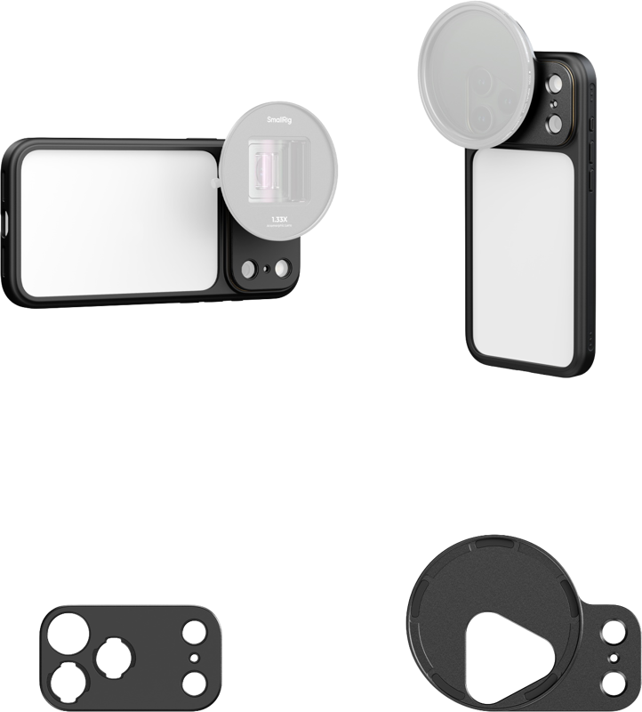 SmallRig 5793 FilMov Lightweight Photography Bumper Case for iPhone 17 Pro Max Black