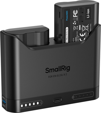 SmallRig 5486 Turbo Charging Kit for EN-EL15c Camera Batteries