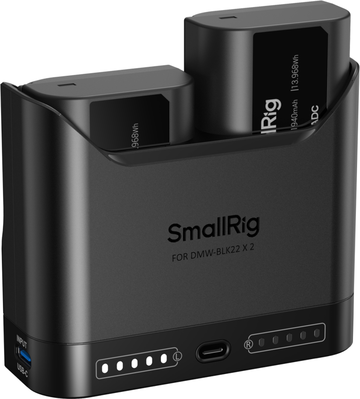 SmallRig 5487 Turbo Charging Kit for DMW-BLK22 Camera Batteries