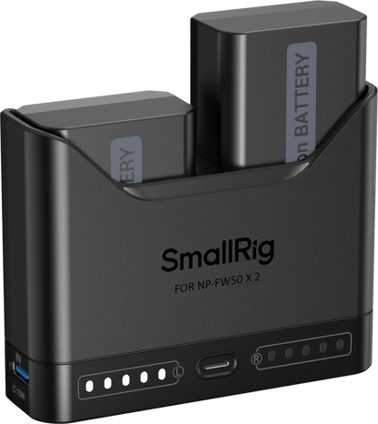 SmallRig 5488 Turbo Charging Kit for NP-FW50 Camera Batteries