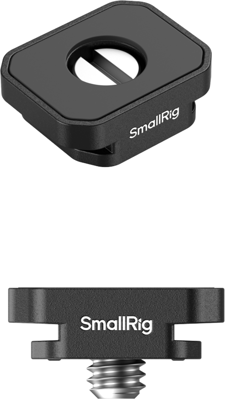 SmallRig 5472 Mount Plate with Cold Shoe Mount (4pcs)