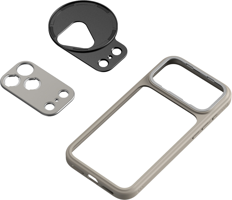 SmallRig 5791 FilMov Lightweight Photography Bumper Case for iPhone 17 Pro (Gray)