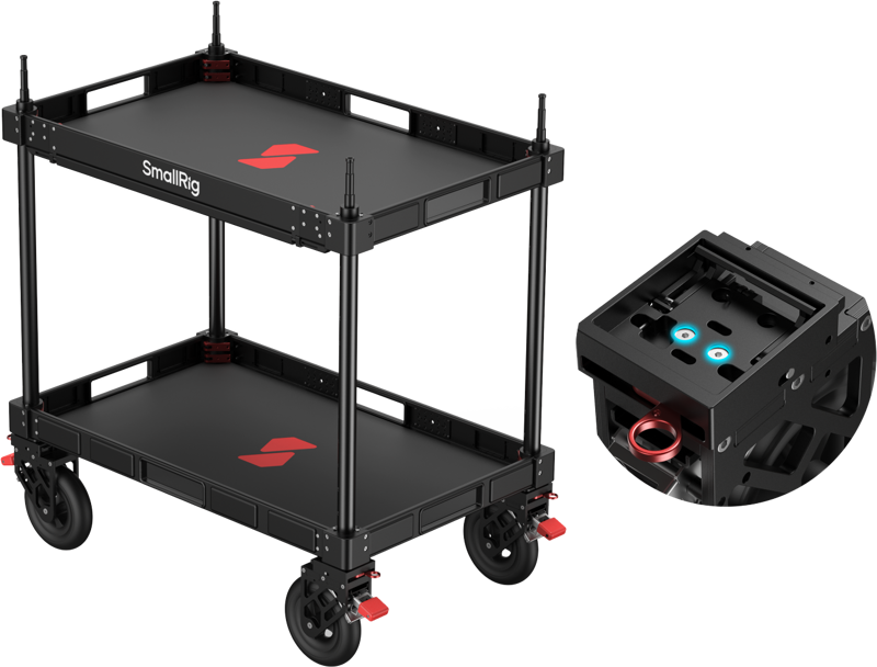 SmallRig 5991 36" Video Production Camera Cart (Lite)