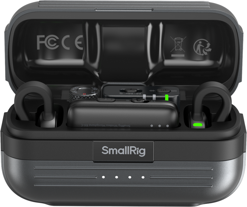 SmallRig 5715 S70 Wireless Microphone with Multi-Device Compatibility (Black)