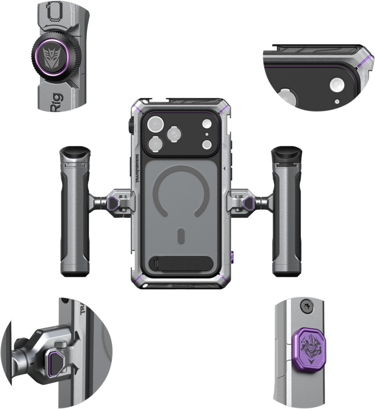 SmallRig 5585 Megatron Edition Mobile Dual Handheld Kit for iPhone 17 Pro