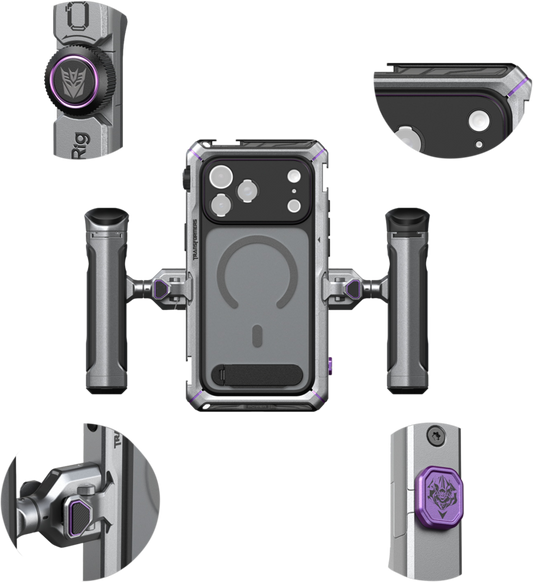 SmallRig 5585 Megatron Edition Mobile Dual Handheld Kit for iPhone 17 Pro