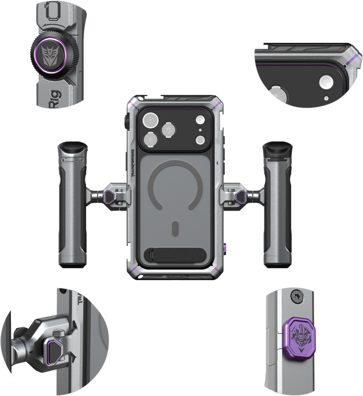 SmallRig 5584 Megatron Edition Mobile Dual Handheld Kit for iPhone 17 Pro Max