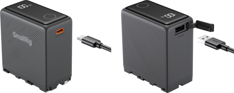 SmallRig 5729 USB-C Rechargable Camera Battery for NP-F970