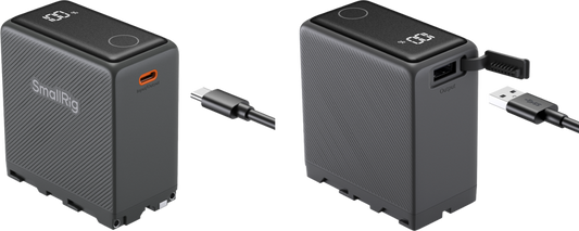 SmallRig 5729 USB-C Rechargable Camera Battery for NP-F970