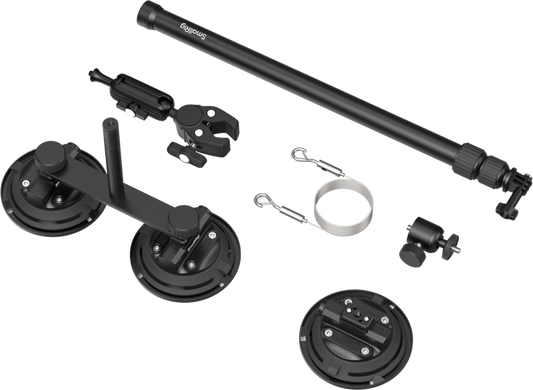 SmallRig 5843 Vehicle Suction Cup Support Kit for Action Cameras