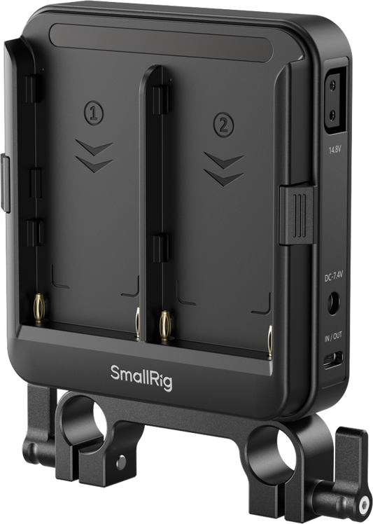 SmallRig 5537 Adapter Plate Kit for NP-F Type Batteries for 15mm LWS Rods (Supports UPS)