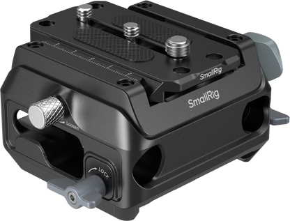 SmallRig 5366 Manfrotto-Type Mount Plate Kit with 15mm Dual Rod Clamp