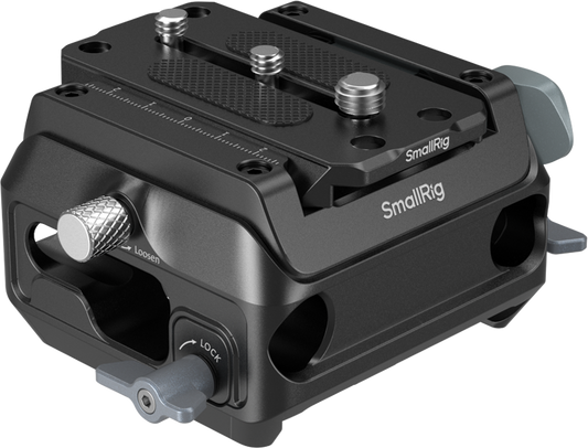SmallRig 5366 Manfrotto-Type Mount Plate Kit with 15mm Dual Rod Clamp
