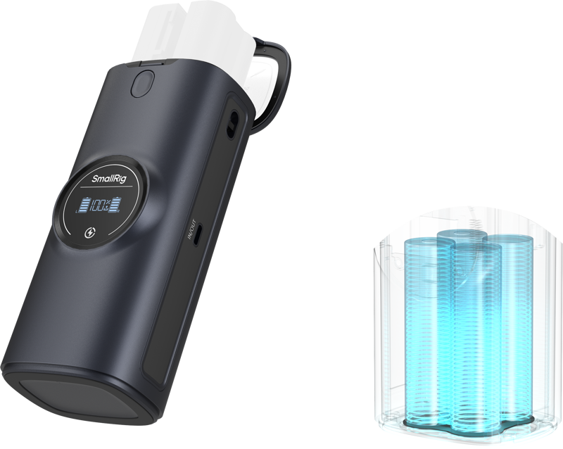 SmallRig 5110 Power Bank Charger Case Kit for Nikon EN-EL15c Camera Batteries