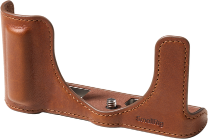 SmallRig 5699 Leather Half Case for Panasonic LUMIX L10 Brown