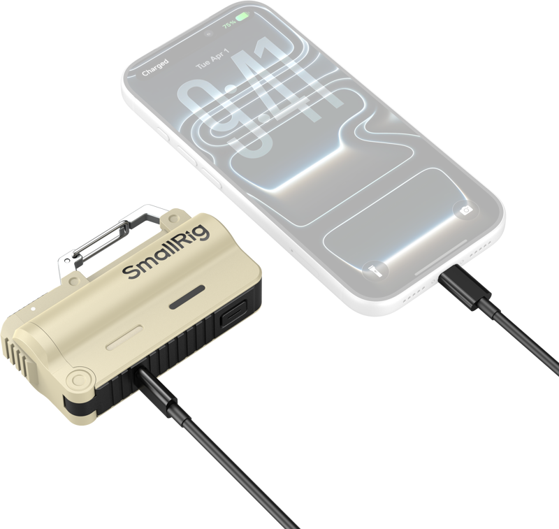 SmallRig 6089 10000mAh Battery and Charger Kit for 21700 Battery Brown