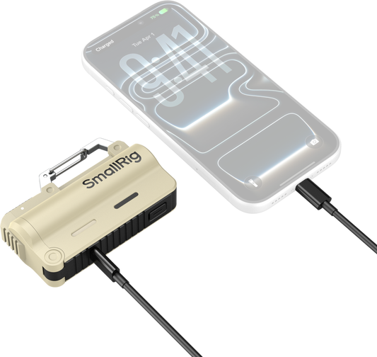 SmallRig 6089 10000mAh Battery and Charger Kit for 21700 Battery Brown