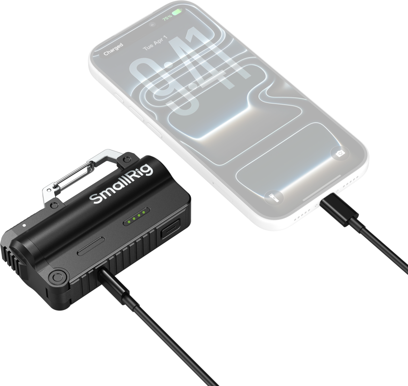 SmallRig 6091 10000mAh Battery and Charger Kit for 21700 Battery Black