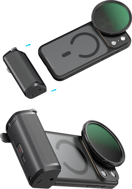 SmallRig 6301 FilMov Photography Grip Kit with Filter for iPhone 17 Pro Max