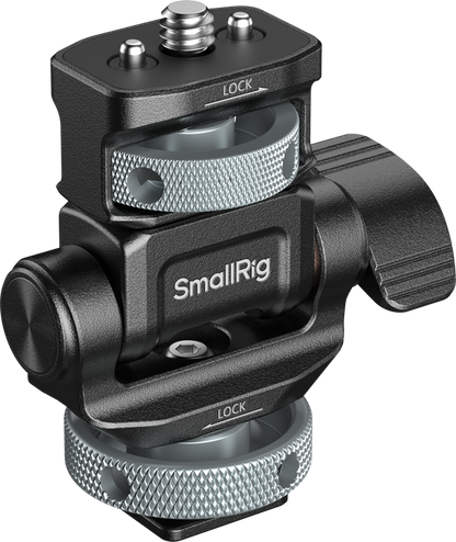 SmallRig 6313 Monitor Support for Horizontal & Vertical Shooting with Cold Shoe Mount