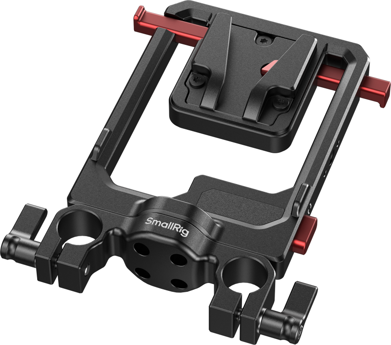 SmallRig 6273 Rotatable V-Mount Battery Plate with Dual V-Locks and 15mm Dual Rod Clamp
