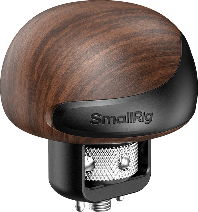 SmallRig 5926 Mini Wooden Side Handle with 1/4''-20 Locating Screw
