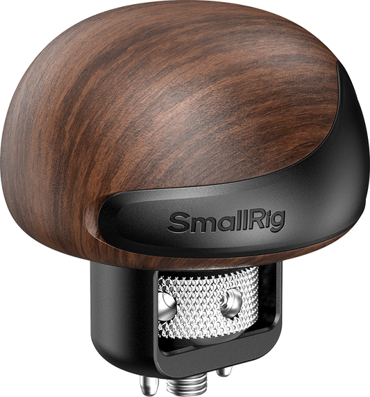 SmallRig 5926 Mini Wooden Side Handle with 1/4''-20 Locating Screw