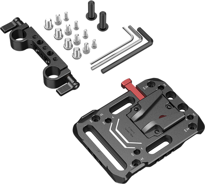 SmallRig 3016 Battery Plate V-Mount w Rod Clamp