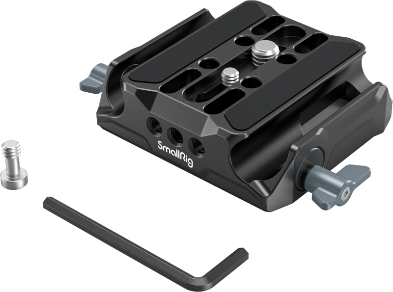 SmallRig 3357 Universal LWS Baseplate w dual 15mm Rod Clamp