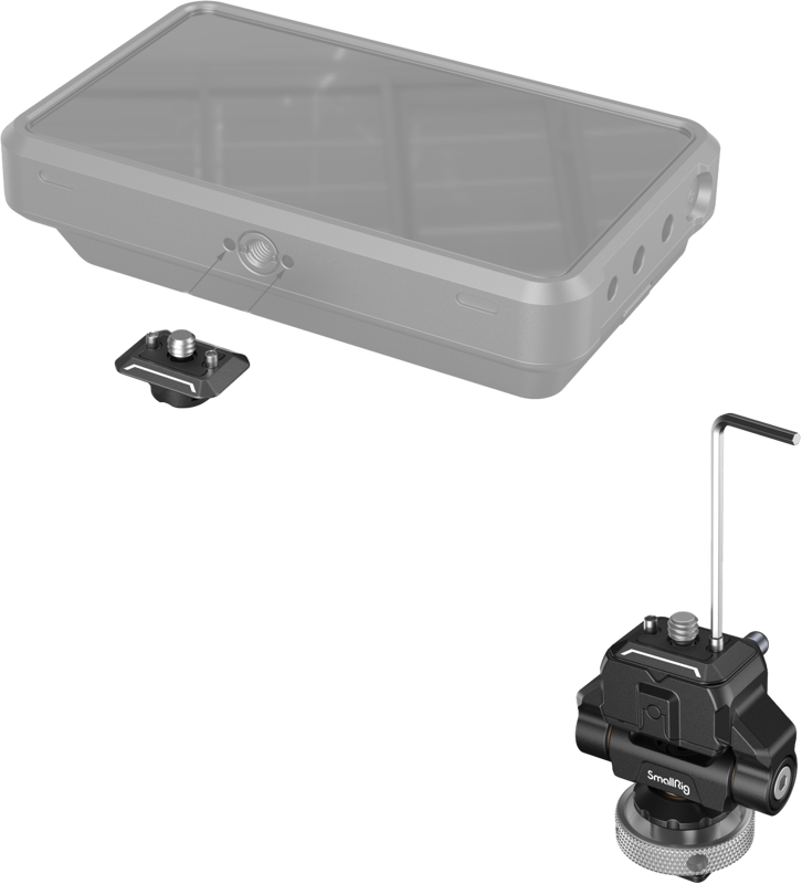 SmallRig 3514 Drop-in HawkLock Mini Quick Release Monitor Mount with Cold Shoe