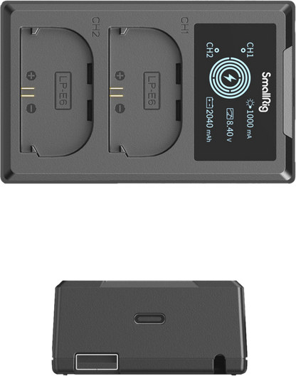 SmallRig 4084 Battery Charger For LP-E6 Batteries