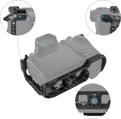 SmallRig 4161 Camera Cage Black Mamba for Canon EOS R6 MII