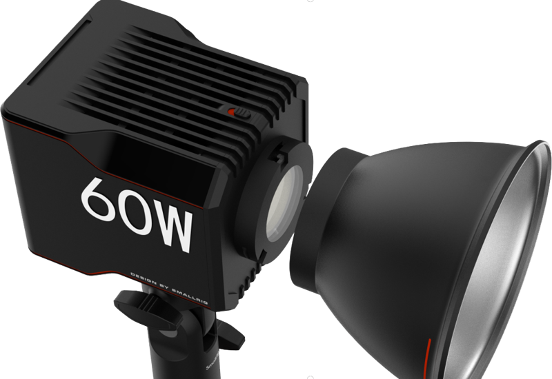 SmallRig 4376 LED Video Light COB RC 60B with Powerbank Clamp