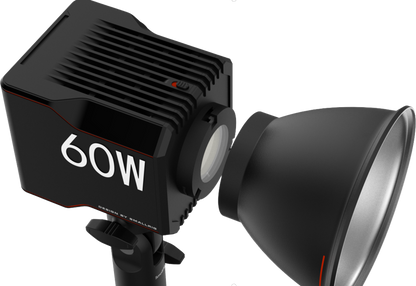 SmallRig 4376 LED Video Light COB RC 60B with Powerbank Clamp