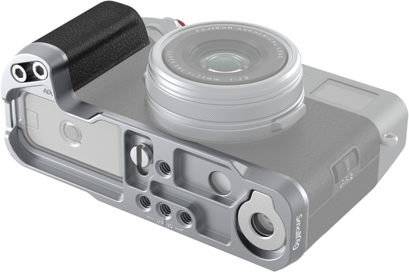 SmallRig 4555 L-Shape Grip for Fujifilm X100VI / X100V Silver