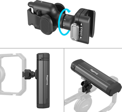 SmallRig 4842 Rotatable Bilateral Quick Release Side Handle