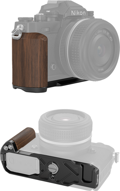 SmallRig 4802 Wooden L-Shape Grip for Nikon Z fc Black